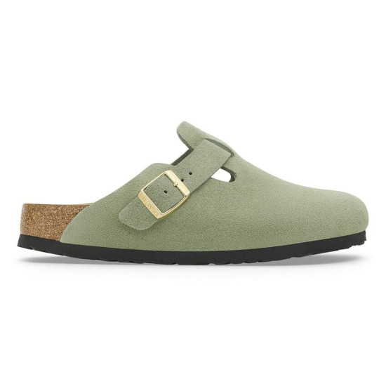 Birkenstock Leather Boston Soft Footbed